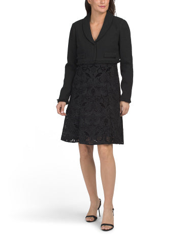 BADGLEY MISCHKA Baxma və Dantel Kombinə A-xətt Mini Geyim