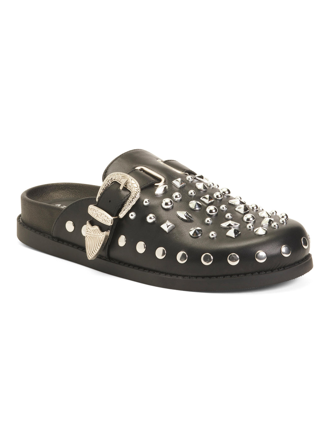 AZALEA WANG Turin Studded Slip On Clog
