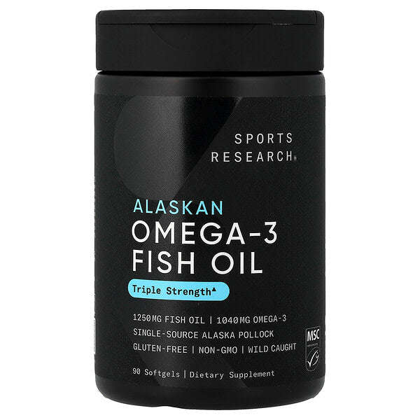 Sports Research Alaskan Omega 3 Balıq Yağı 90 Soft Kapsul YoxYox