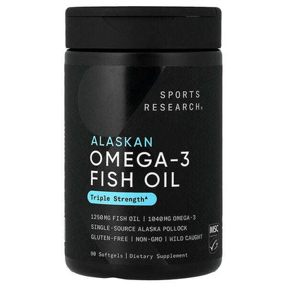 Sports Research Alaskan Omega 3 Balıq Yağı 90 Soft Kapsul YoxYox