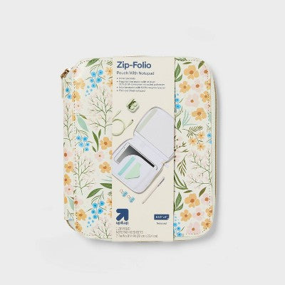 Mini Zipfolio Çiçək Deseni - up&up
