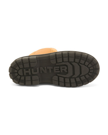 HUNTER Suede Sutton Sürüşkən Suya Davamlı Ördək Çəkmələri