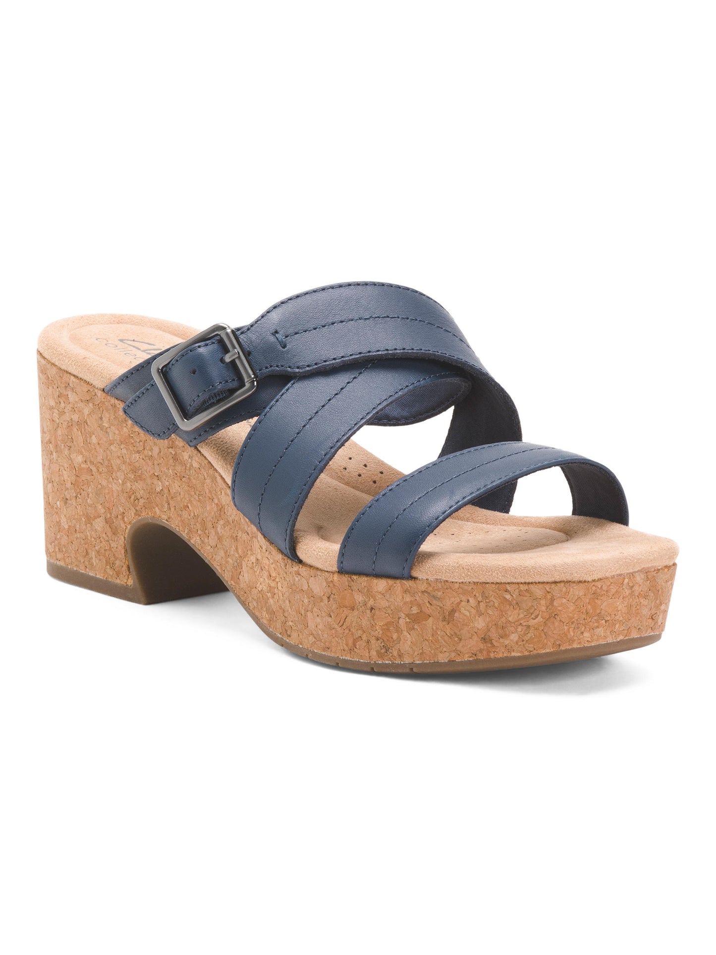 CLARKS Leather Nerisa Holly Comfort Sandal