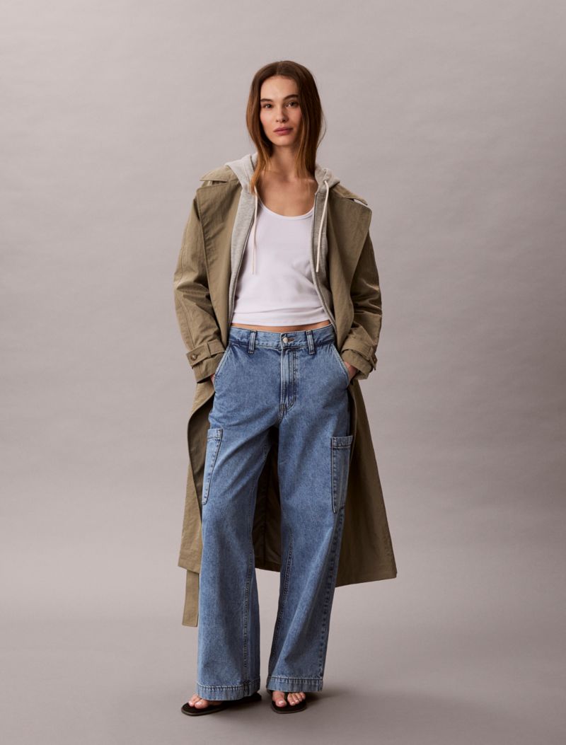Calvin Klein Denim Rahat Kargo Şalvar