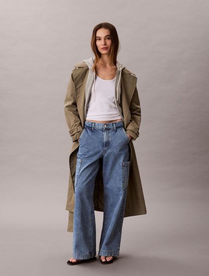 Calvin Klein Denim Rahat Kargo Şalvar