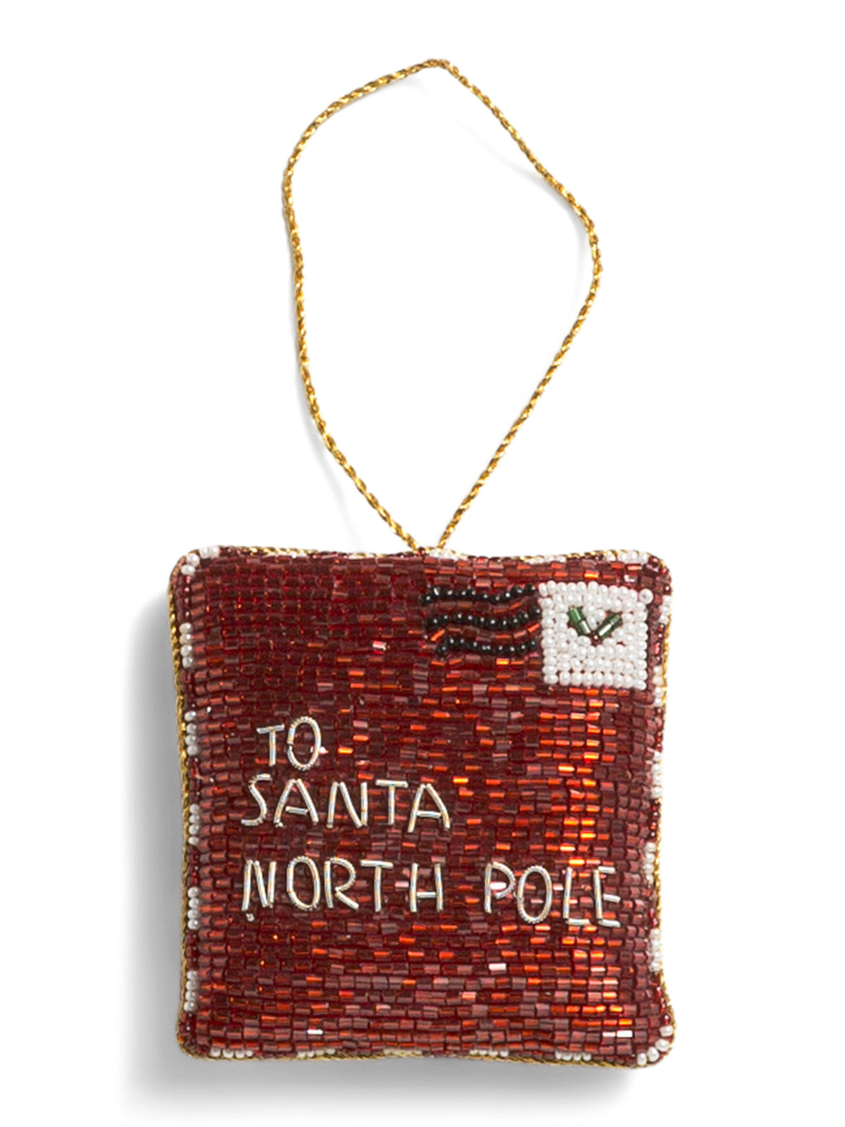 HENRY HANDWORK Santa Mektubu El İşi Boncuklu Ornament