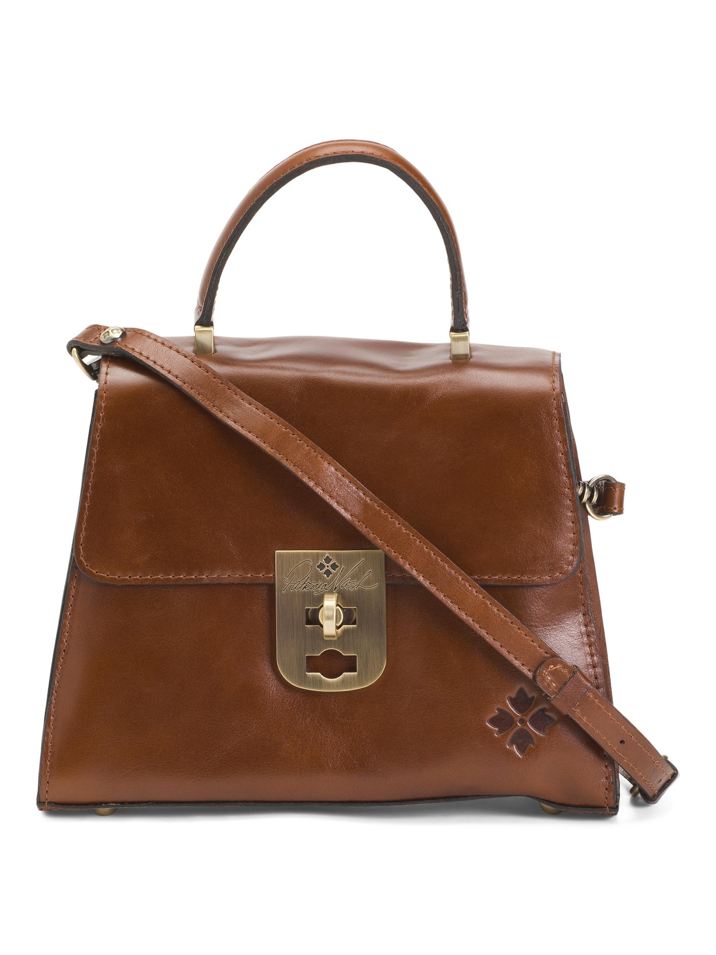 Leather Chauny Çap Edilmiş Tutacaqlı Çanta Çiyin Askısı ilə