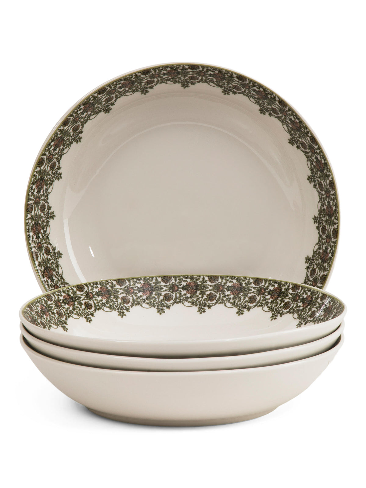 CORE HOME Porcelain Botanica Pasta Qabları Dəsti (4 əd)