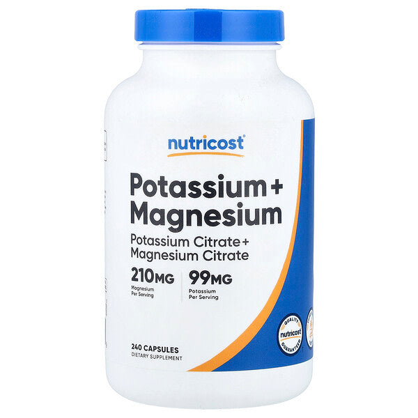 Nutricost Kalium Maqnesium 240 Kapsul