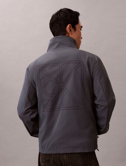 Calvin Klein Bütün Üzərində Emblem Loqosu Reversibil Gödəkçə