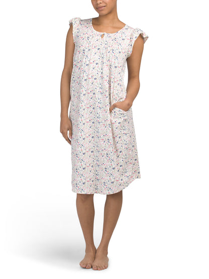 POPPY &amp; CLAY Organic Cotton Soft Sense Uyku Köynəyi