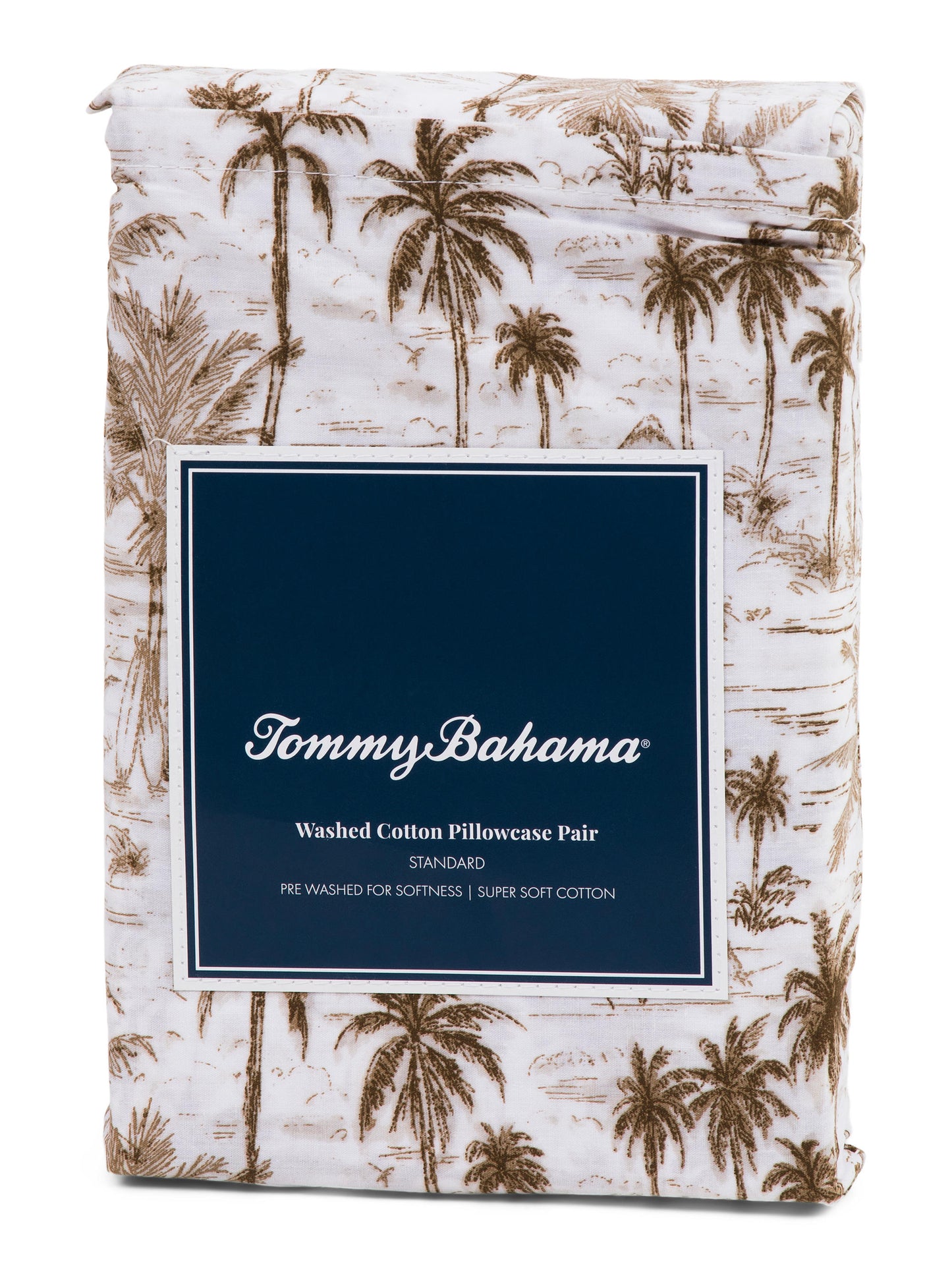 TOMMY BAHAMA 2 Parça Pamuk Palma Ağacı Yastıq Kılıfı Dəsti