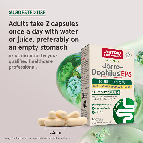 Jarrow Formulas Jarro Dophilus EPS 60 Veqetan Kapsulu Probiotik