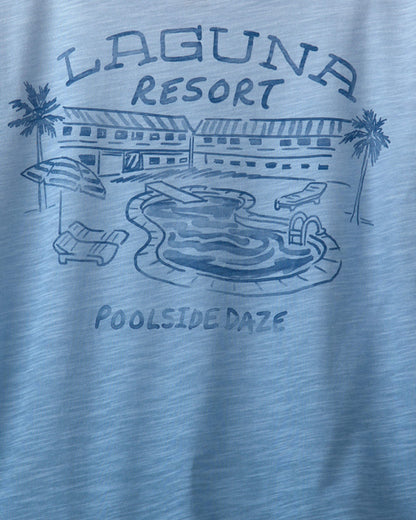 OshKosh B'gosh Oğlan 'Poolside' Ombre Qrafik Köynəyi - Mavi