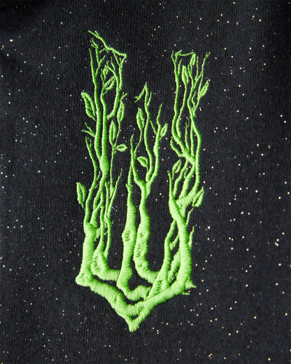 OshKosh B'gosh Qız Uşaq Wicked Elphaba Parlaq Huddi - Qara