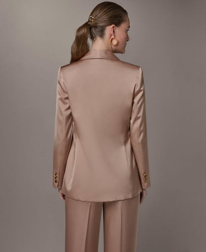 Donna Karan New York Qadın Bir Düyməli Ceket, Adi və Kiçik Ölçülər