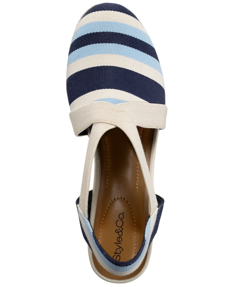 Style &amp; Co Qadın Siennaa Bağlı Burun Xəndək Espadril