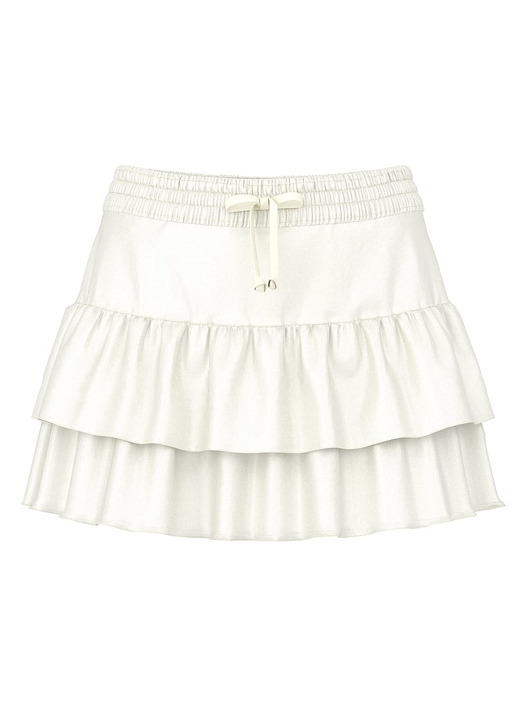 PINK Summer Fling Satin Ruffle Etek
