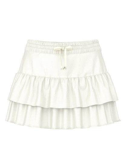 PINK Summer Fling Satin Ruffle Etek