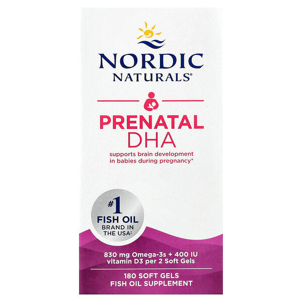 Nordic Naturals Prenatal DHA 180 Soft Gels