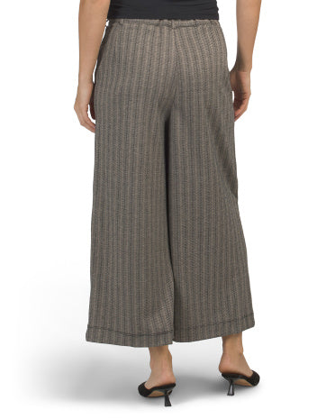 MAX STUDIO LONDON Double Knit Geniş Bacaklı Culotte Şalvarı
