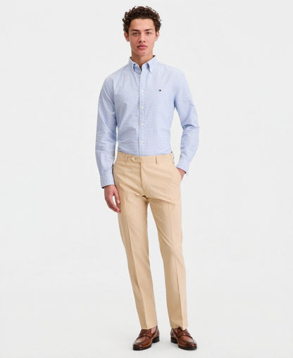 Tommy Hilfiger Kişi Modern-Fit Keten Şalvar