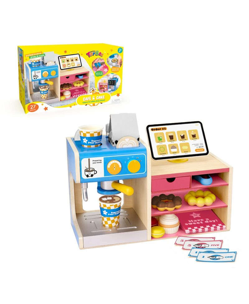 Geoffrey's Toy Box Kafe Tort Fırını Qəhvə Dükkanı Oyun Komplekti YoxYox