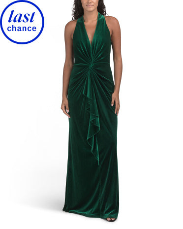TADASHI SHOJI Halter Boyunlu Bəvlət Geyim