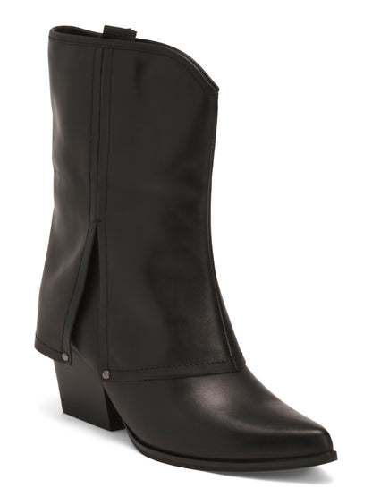 NAKED FEET Leather Curio Orta Gөvdəli Çəkmə