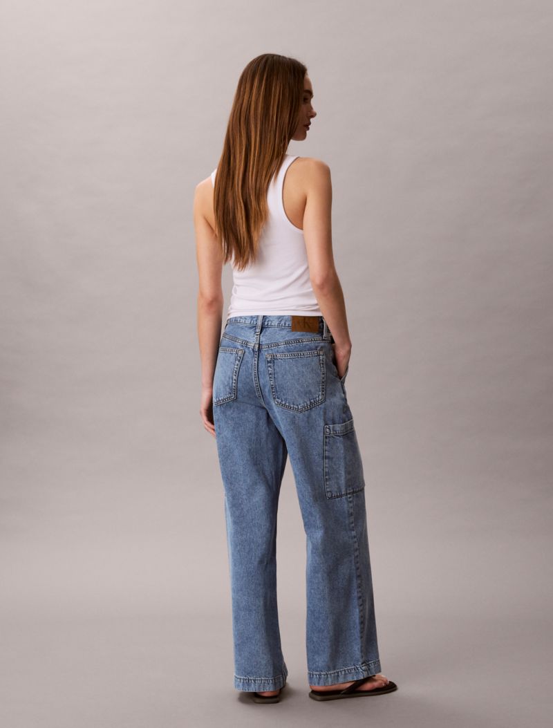 Calvin Klein Denim Rahat Kargo Şalvar