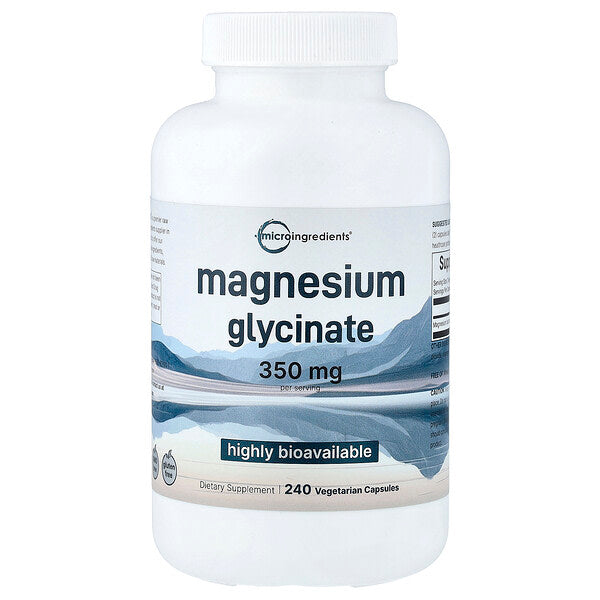 Micro Ingredients Magnesium Glycinate 240 Vegetarian Kapsul 175 Mg