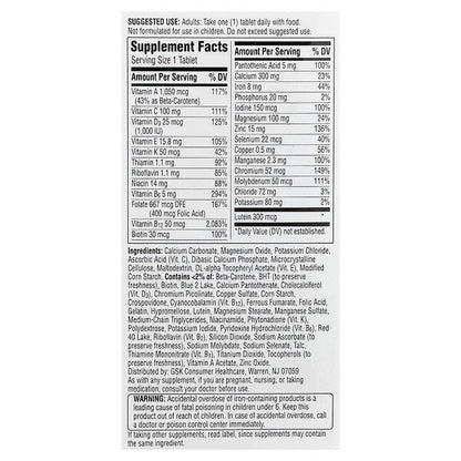 Centrum Silver Qadın 50+ Multivitamin 100 Tablet
