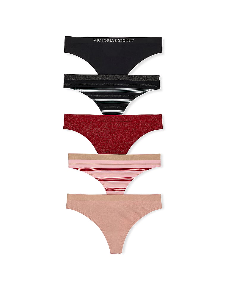 Victoria's Secret 5-Pack Dikişsiz Tanga Donları