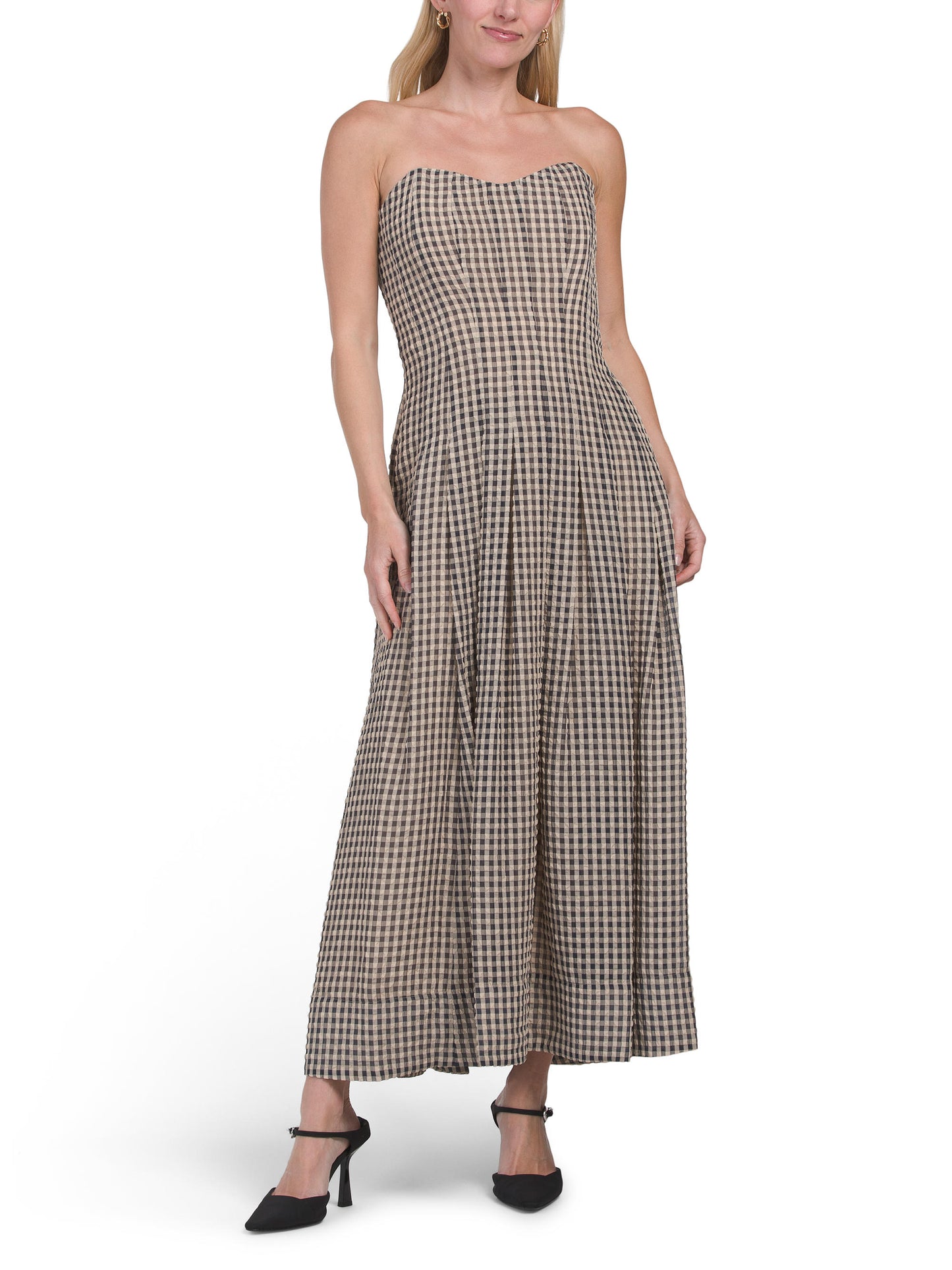 REBECCA TAYLOR Aster Gingham Geyimi