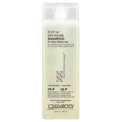 Giovanni Root 66 Max Volume Şampun Cılız Saçlar Üçün 250 ml