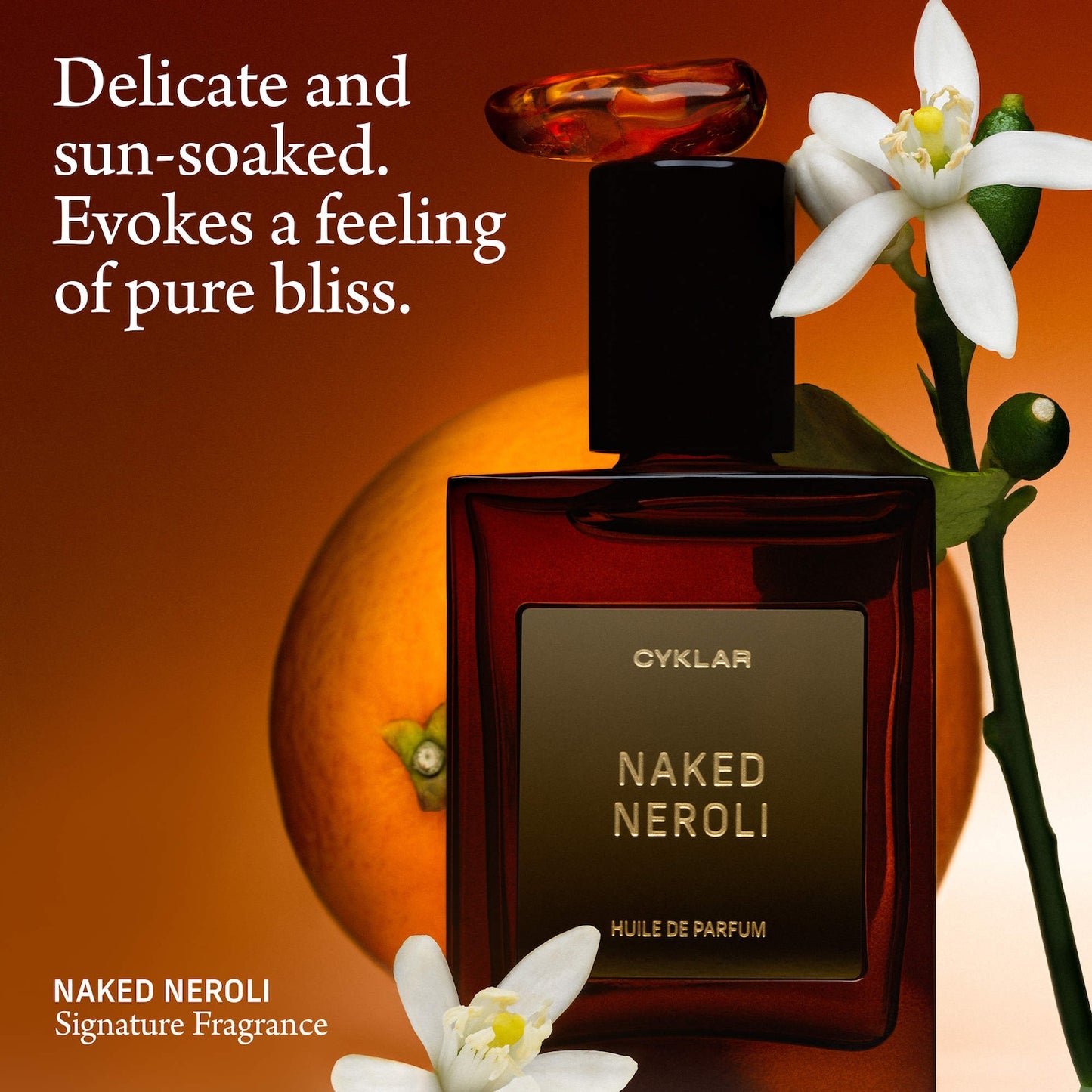 CYKLAR Naked Neroli Roll-On Ətriyyat Yağı Sandal Ağacı və Yasminum ilə