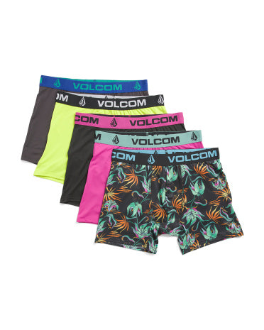 VOLCOM 5 Paket Toxunma Boxer Şortları