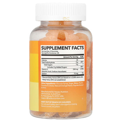 Havasu Nutrition C Vitamini Qamma Portağal 60 Qamma