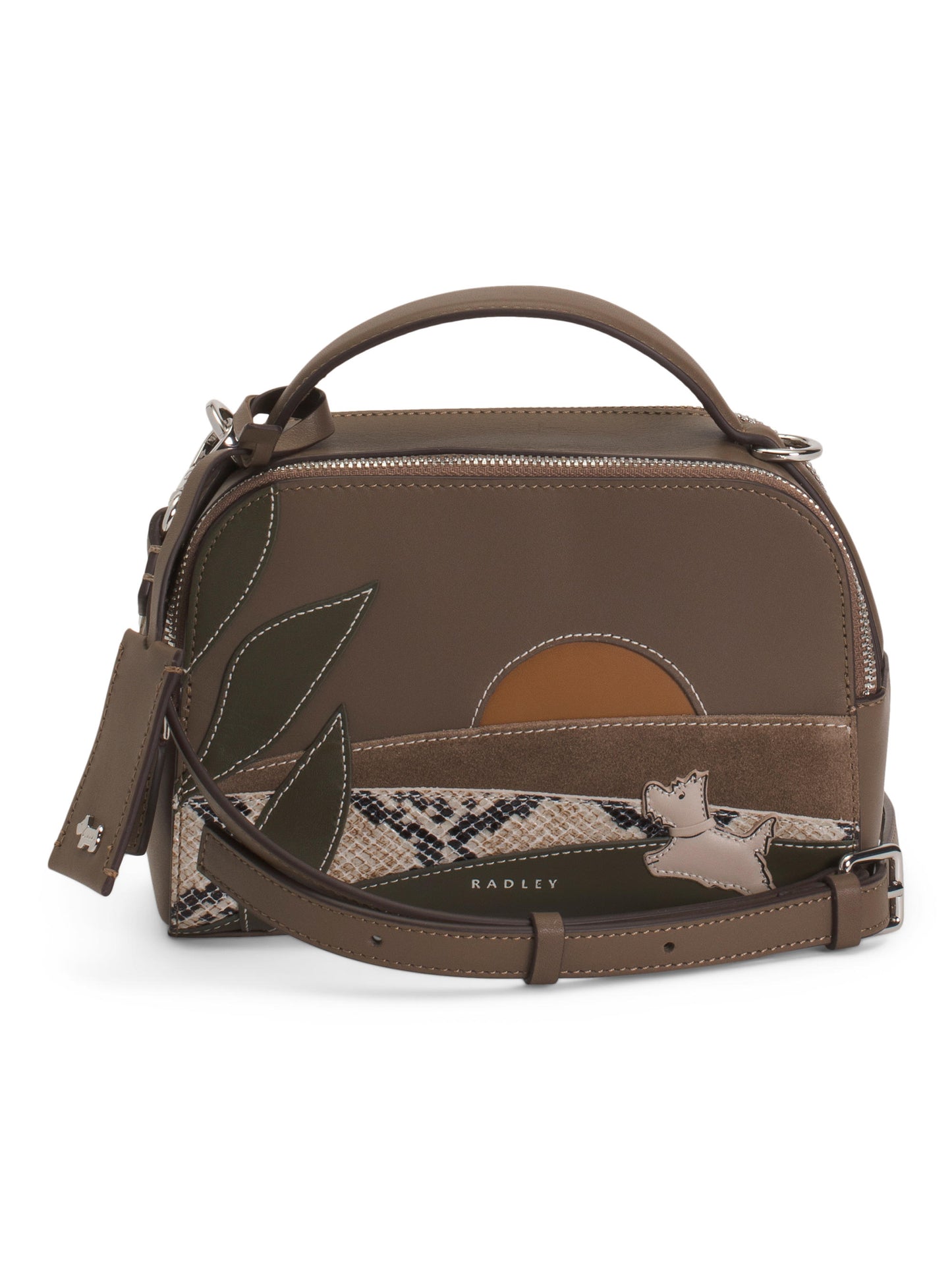 RADLEY LONDON Leather Over The Hills Kiçik Zip Top Çanta