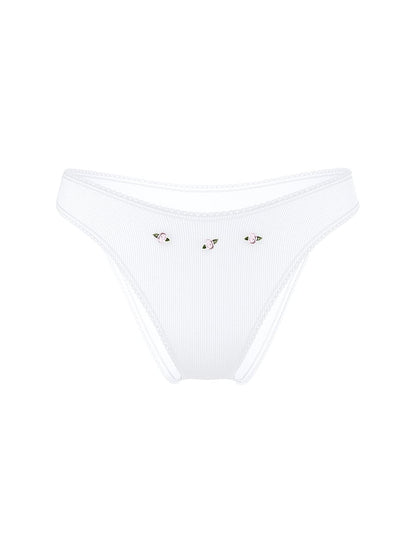 PINK Golden Hour Çəhrayı Rib Bikini Altı