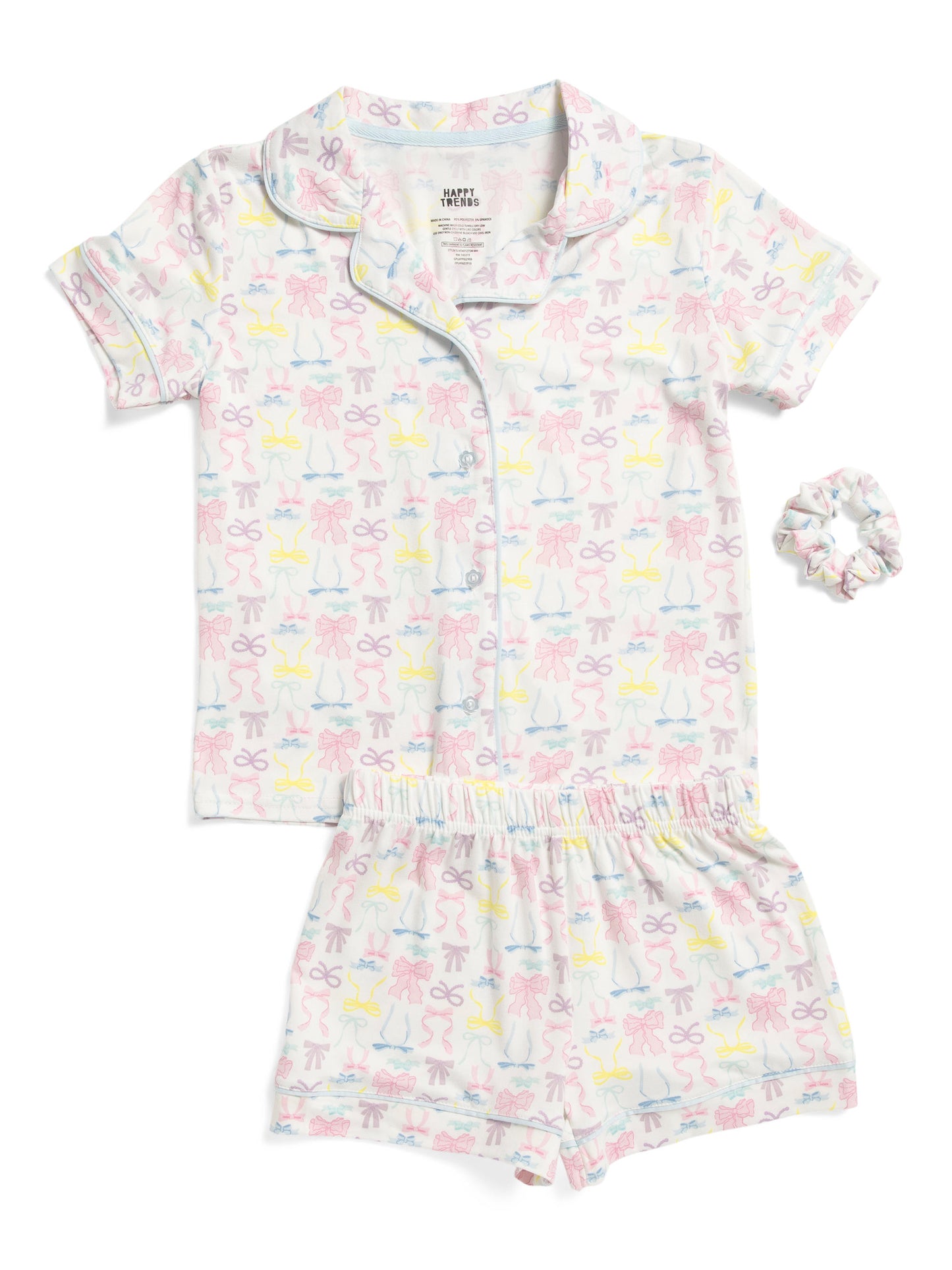 HAPPY TRENDS Qız 2-Hissəli Qırmızı Yay Pijama Dəsti