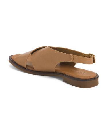 RIZZOLI İtalyada İmalatı Dəri Çarpazdı Sandal