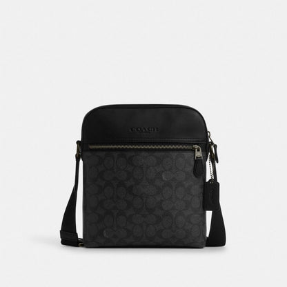 Coach Houston Uçuş Çantası Signature Canvas