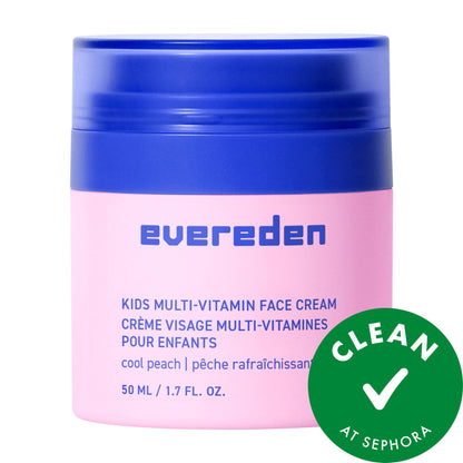 Evereden Uşaq və Yeniyetmə Multi-Vitamin Üz Kremi Vitamin E, B3, B5 (Niacinamide) və Squalane ilə