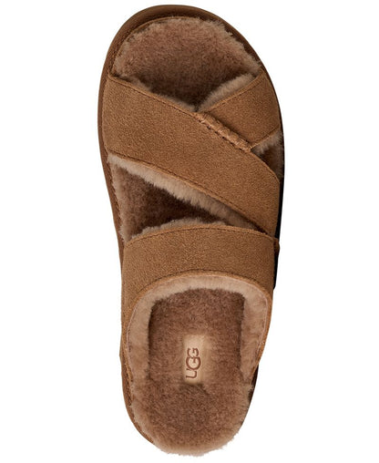 UGG Qadın Greenport Çapraz Kəmər Açıq Burun Sürüşən Sandal