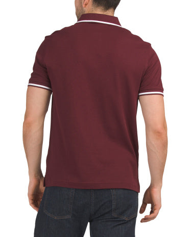 Regular Fit Richard Tipped Qısa Qollu Polo