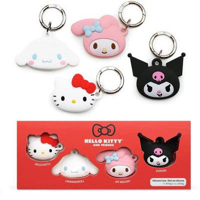 Hamee Apple AirTag üçün Sanrio Personajları ilə Silikon Qoruyucu Qapaq - Hello Kitty