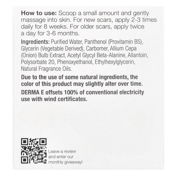 Derma E Scar Gel 2 Oz 56 G