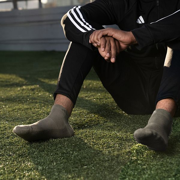 Adidas Kişi 6'lı Paket Atletik Yastıqlı Aşağı Kəsilmiş Çorap