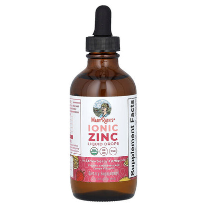 Maryruth S Üzvi İonik Sink Maye Damcıları Çiyələk Limon 3 Mg 120 Ml